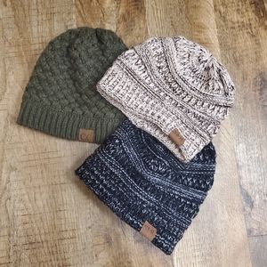 Beanies (Set of Three)